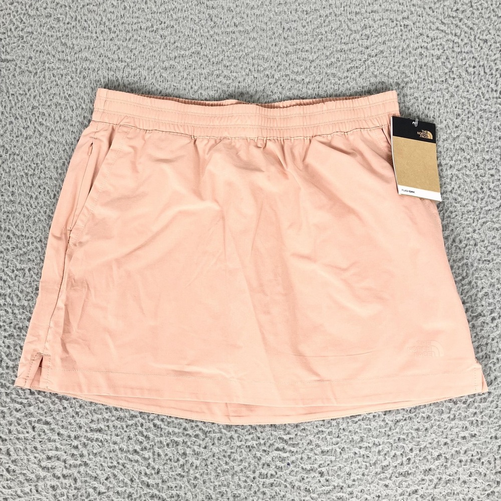 The North Face Never Stop Skort Womens Large Pink Rose Dawn FlashDry Hiking